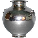 Sterling silver vase