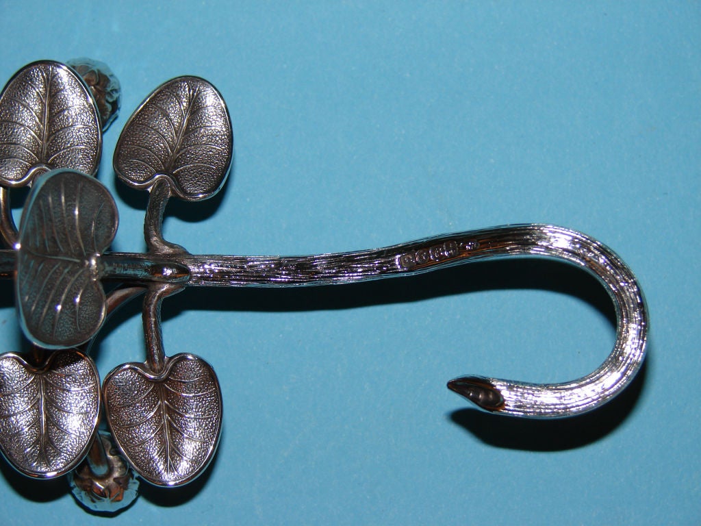 English sterling calling card holder