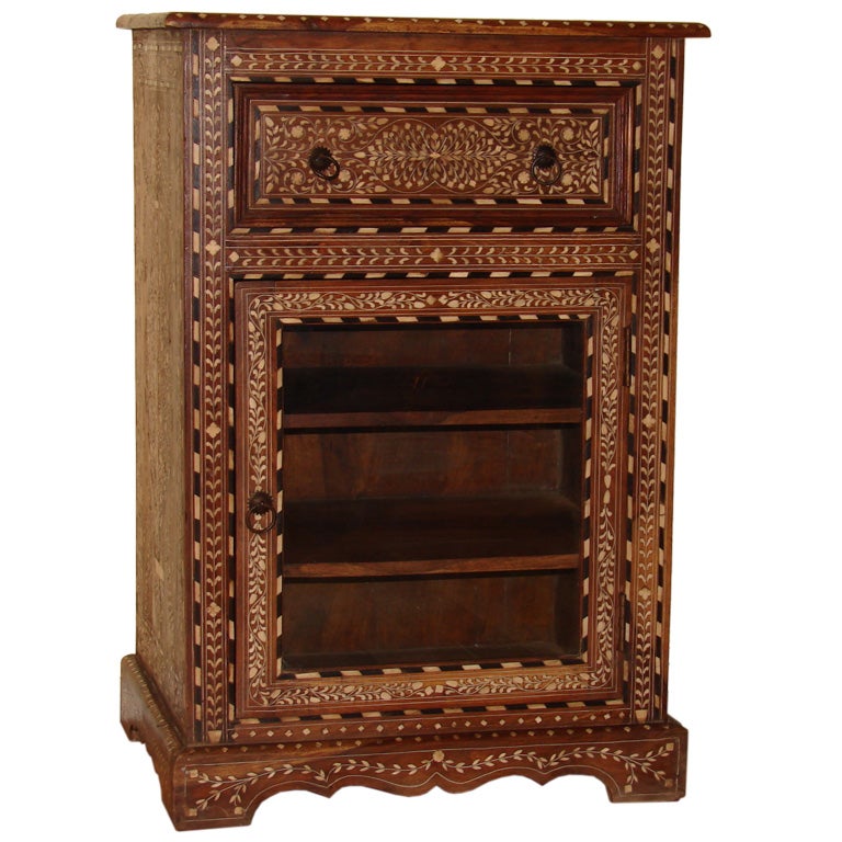 Anglo-Indian inlaid cabinet