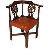 George III period corner chair