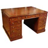 Antique partners desk