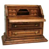 Antique miniature slantfront desk