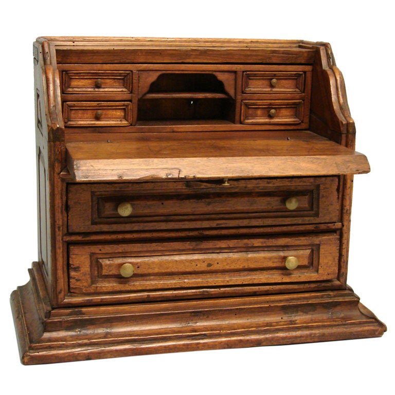 Antique miniature slantfront desk at 1stdibs