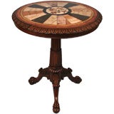 Specimen marble center table