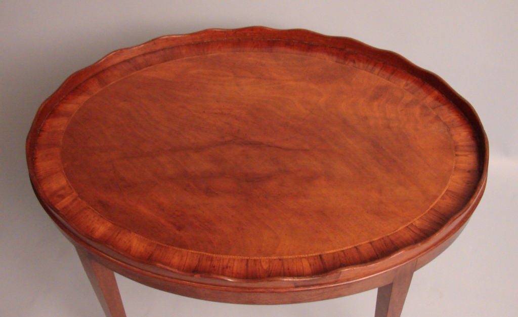 Serving tray on stand