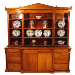 Biedermeier Style Breakfront Bookcase 3