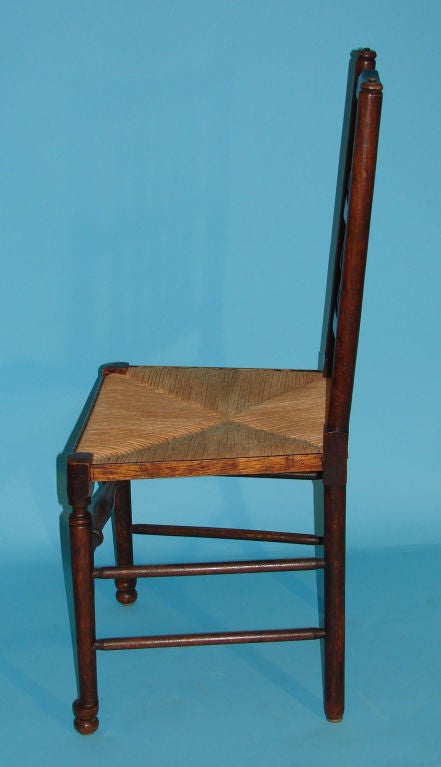 English Set of 8 spindle back chairs