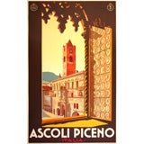 Original 1930's Italian travel poster