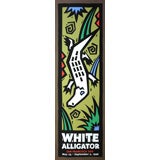 "White Alligator" - 1990s San Francisco Zoo poster