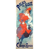 Original French  poster by Jules Cheret for Palais de Glace