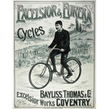 Used Biycle Poster for Excelsior & Eureka cycles
