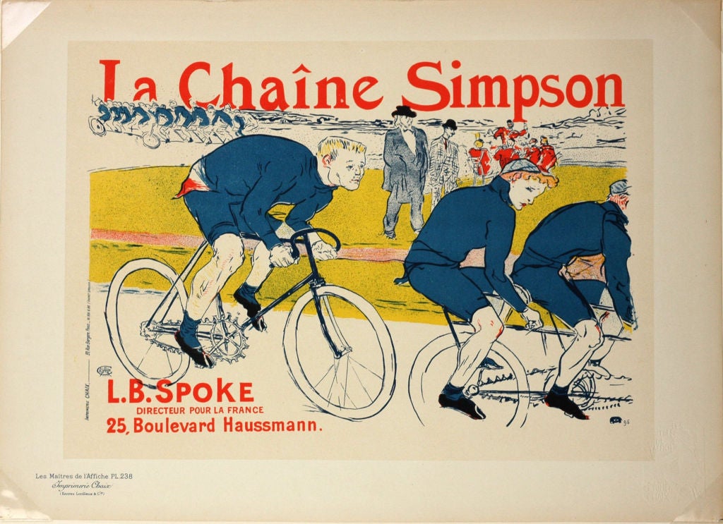 Maitres de l'Affiche - La Chaine Simpson by Toulouse-Lautrec
