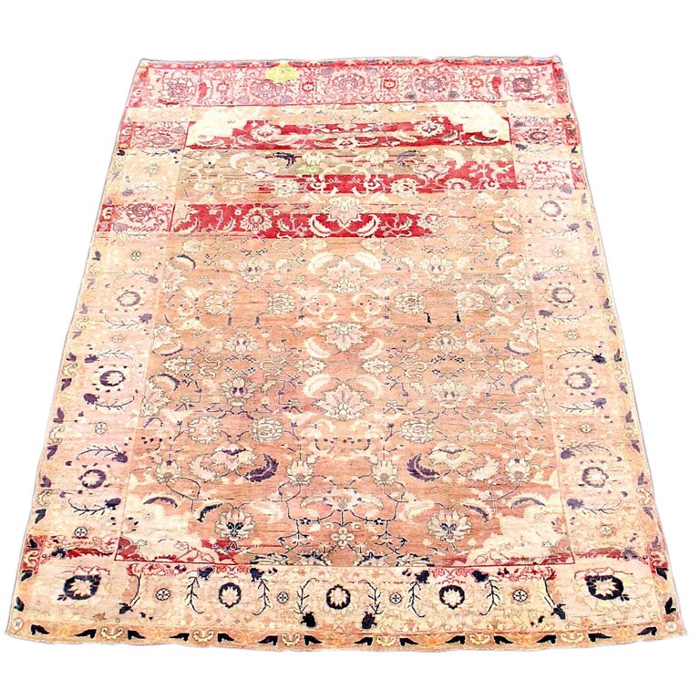 Antique Agra rug