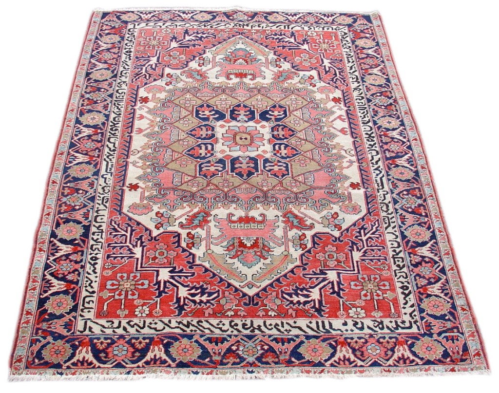 Antique Serapi rug