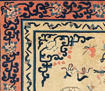 Chinese Late 19th Century Peking Carpet For Sale
