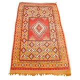 Sunny Cheerful Vintage Moroccan Rug with Pleasing Tactile Texture