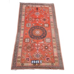 Antique Stunning Early 20th Century Khotan Rug from East Turkestan