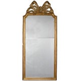 A Swedish Neoclassical Gilt Wood Mirror