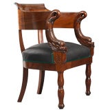 A Charles X Mahogany Chair