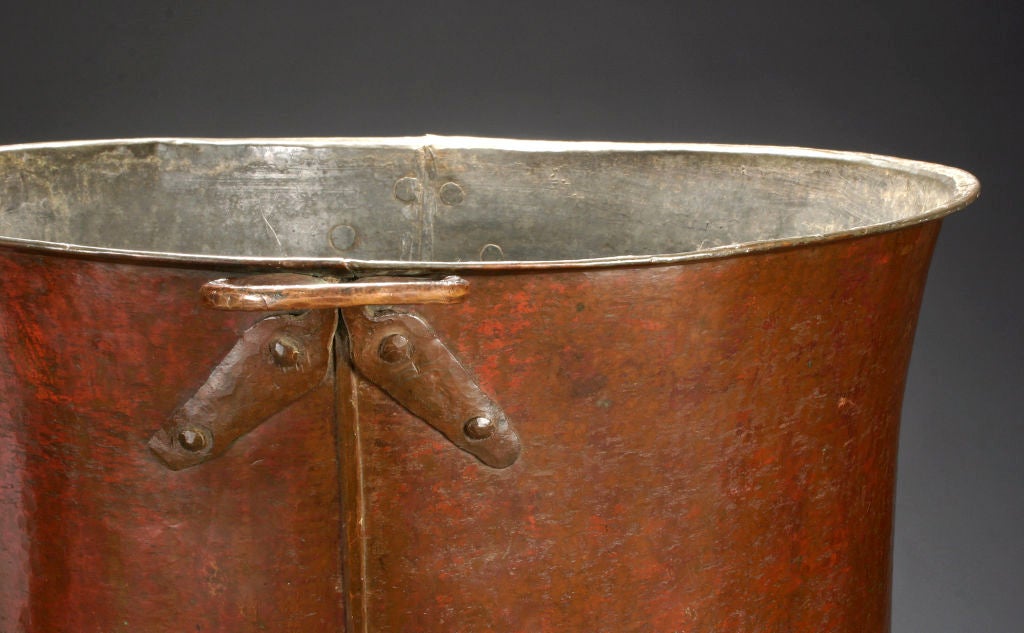19th Century An Exceptionally Large Swedish Copper Pot