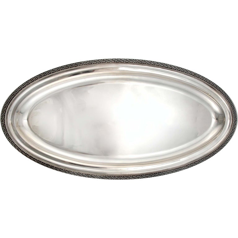 Tiffany Sterling Silver Large Serving Tray 1858