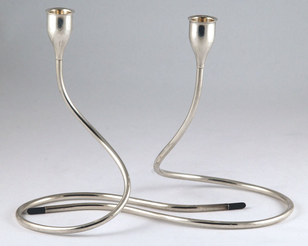 Marion Anderson Noyes  For Towle Sterling Candlesticks 1957 In Excellent Condition In New York, NY