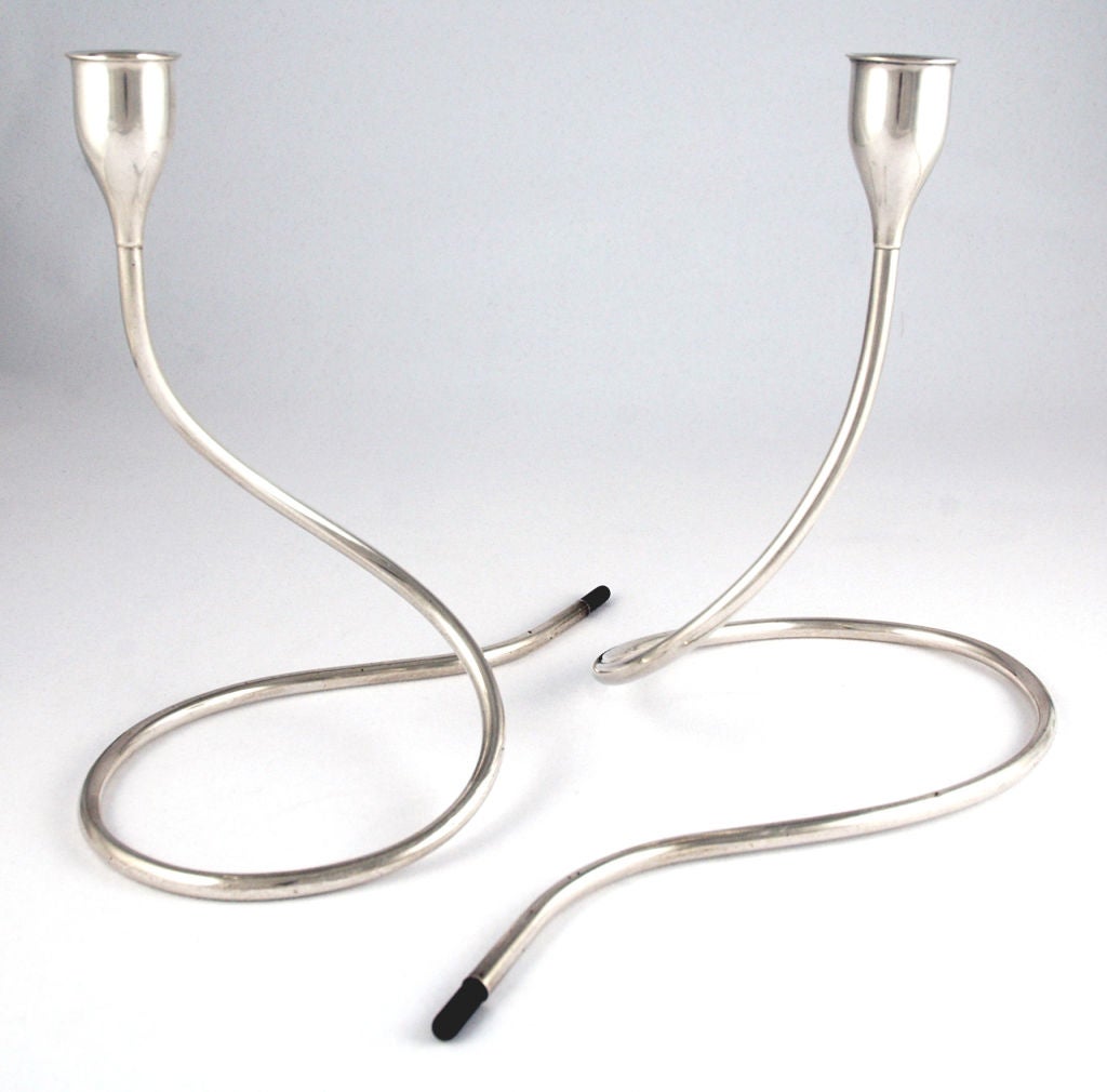 American Marion Anderson Noyes  For Towle Sterling Candlesticks 1957