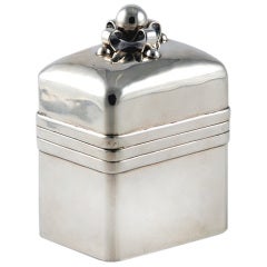 Rare Spratling Sterling Silver Tea Caddy 1945 Taxco