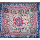 Vintage Embroidered Indian Bedcover