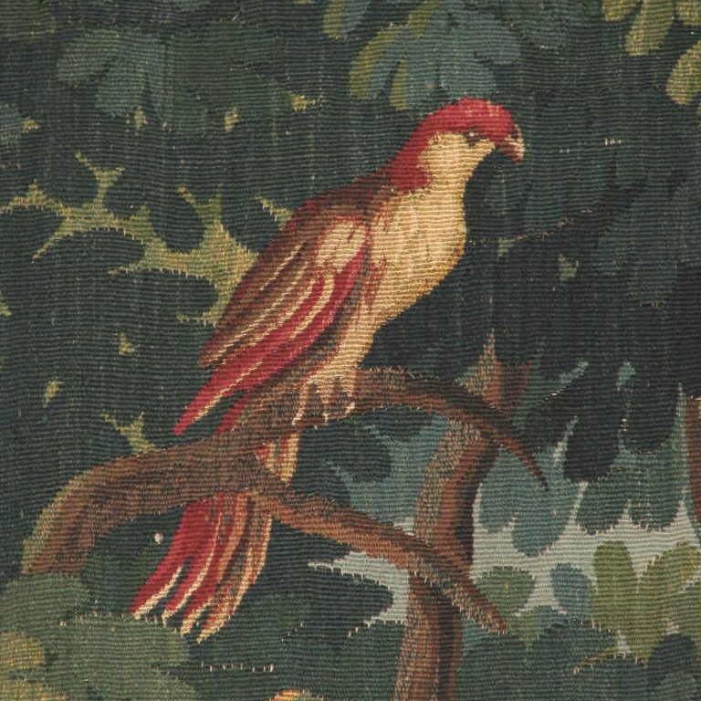 Belgian Pair of Antwerp Verdure Tapestry Panels