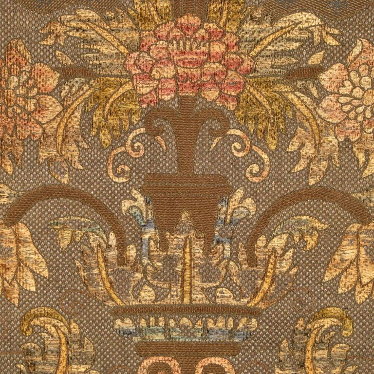 19th Century Three Embroidered Panels