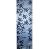 Antique Chinese Blue Velvet