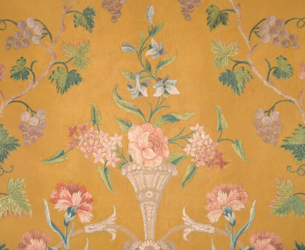 Finely Embroidered Panel