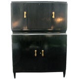 1930
s Italian Black Lacquered Bar Cabinet 1930
s Italian Black Lacquered Bar Cabinet
