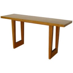 Vintage Wood Flip-top Console Table