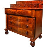 American Neo Classic mahogany four drawer chest