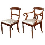 Neo Classic Sheraton upholstered  chairs