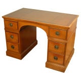 American academic revival  leather top desk