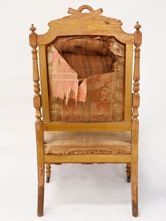French Louis XVI Arm chair For Sale