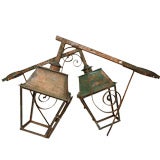 Pair Antique French Lanterns
