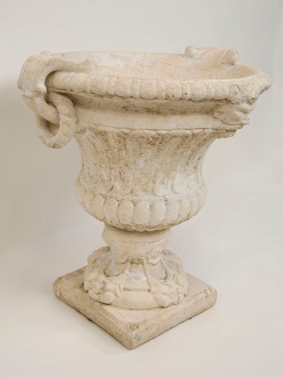Antique Ram's Head Vase In Good Condition For Sale In Corona Del Mar, CA