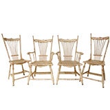 Painted Wood Dining Chairs
