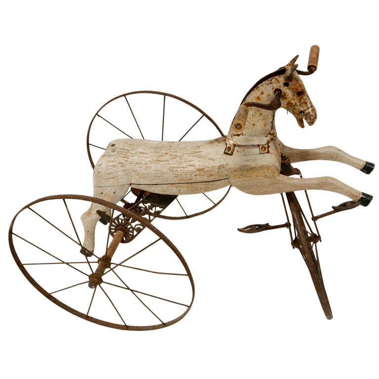 Wooden Horse Tricycle For Sale