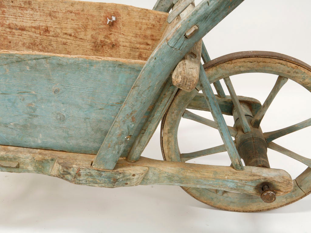 Wood Antique Garden Cart For Sale