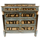 Painted Wood Chest of Drawers