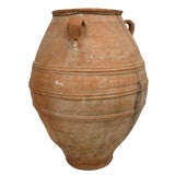 Antique Greek Olive Jar