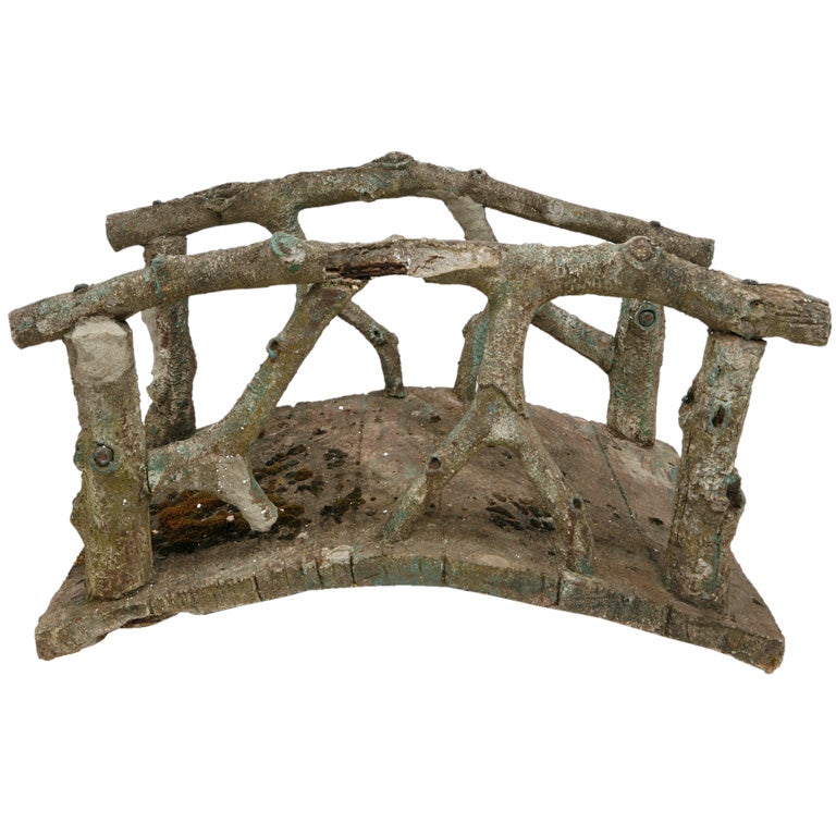 Faux Bois Bridge For Sale
