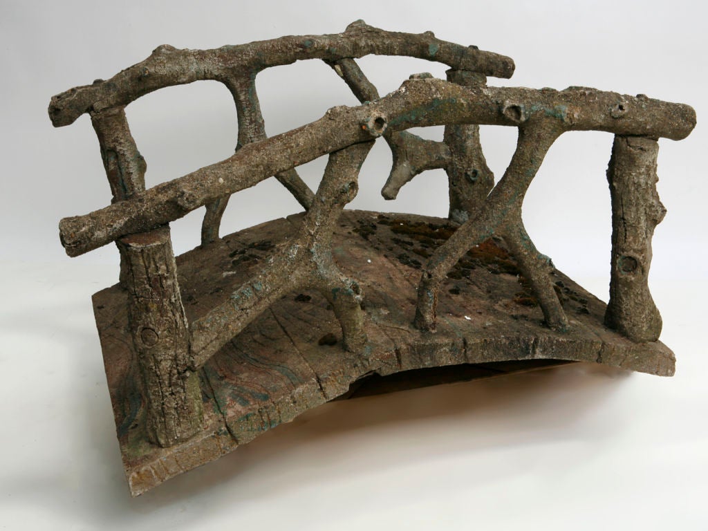 French Faux Bois Bridge For Sale