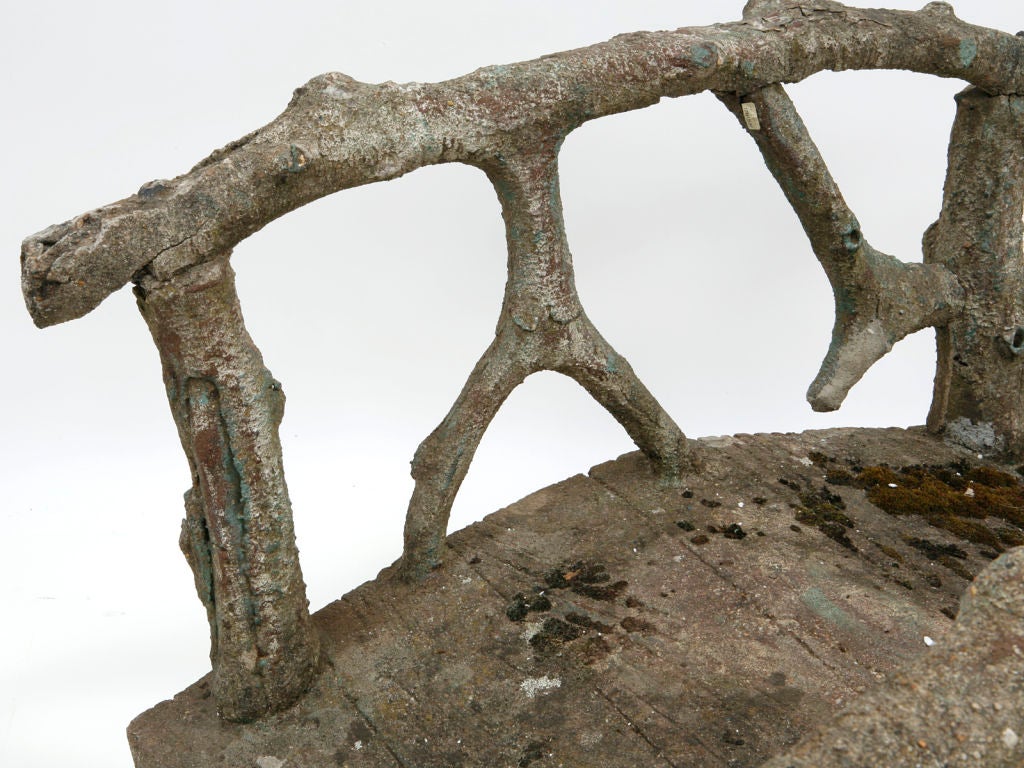 19th Century Faux Bois Bridge For Sale