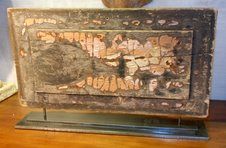 CARVED WOOD PANEL FROM TRUMEAU